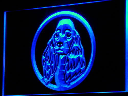 Cocker Spaniel Dog Pet Shop Neon Light Sign